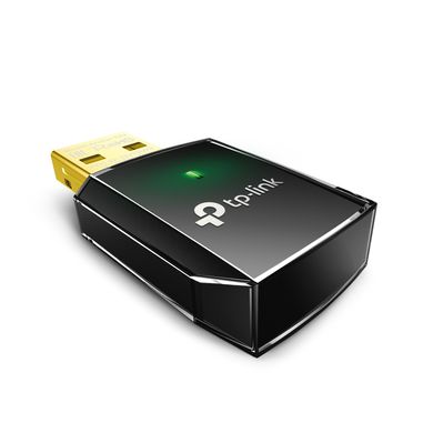 Wi-Fi адаптер TP-Link Archer T2U АС600 (433 Мбит/с на 5 ГГц или 200 Мбит/с на 2,4 ГГц)