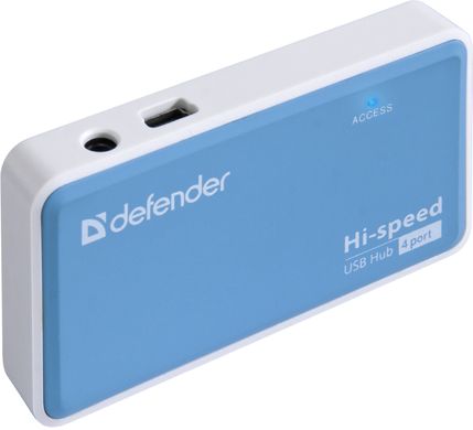 USB-хаб Defender Quadro Power USB 2.0 + блок живлення