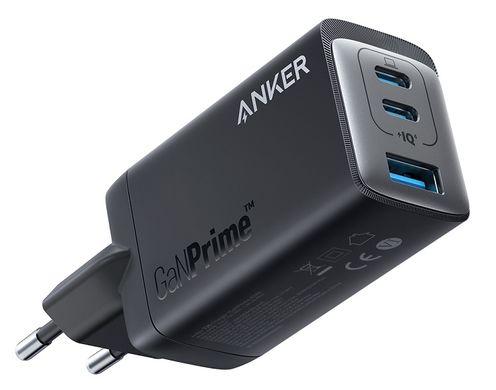 Сетевое зарядное устройство ANKER PowerPort 735 GaNPrime - 65W 2xPD & 1xPIQ PPS/DPDS