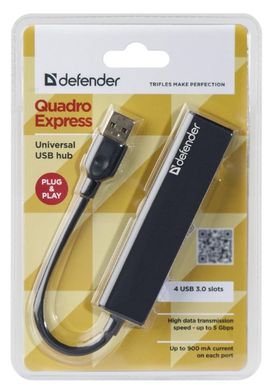 USB-хaб Defender Quadro Express USB3.0, 4 port