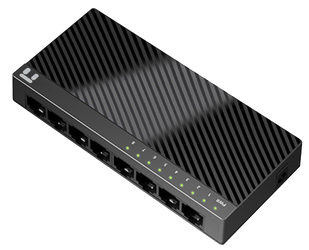 Комутатор NETIS ST3108S &mdash; 8-портовий Fast Ethernet (10/100 Мбіт/с), настільний