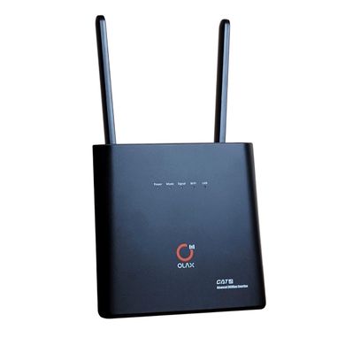 Інтернет-комплект "Оперативний зв'язок" 4G WiFi роутер Olax AX9 Pro B + панельна 4G MIMO антена (white)