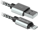 Кабель DEFENDER ACH01-03T USB(AM) - Lighting 1m (білий)