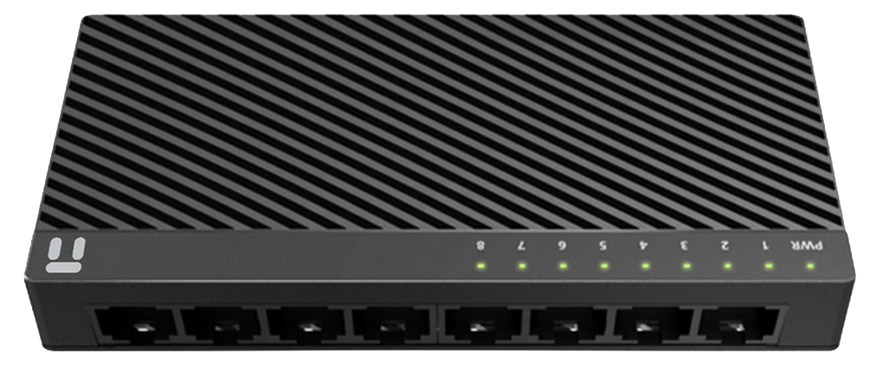 Коммутатор NETIS ST3108S &mdash; 8-портовый Fast Ethernet (10/100 Мбит/с), настольный