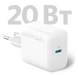 Мережевий зарядний пристрій ANKER PowerPort - 20W USB-C + USB-C cable