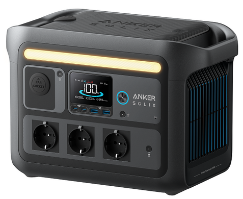 Зарядна станція ANKER SOLIX C800X - 768Wh/AC 1200W/100W 2xPD/2xUSB/1xCar/MPPT