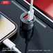 Автомобільний зарядний пристрій XO CC58 95W Car Charger Type-C PD 65W + USB-A 30W