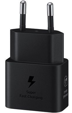 Зарядка SAMSUNG 25W Travel Adapter + Type-C cable Black/EP-T2510XBEGEU