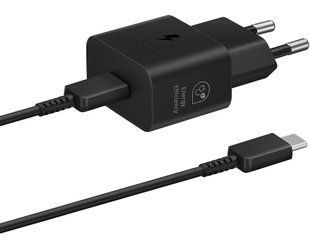 Зарядка SAMSUNG 25W Travel Adapter + Type-C cable Black/EP-T2510XBEGEU