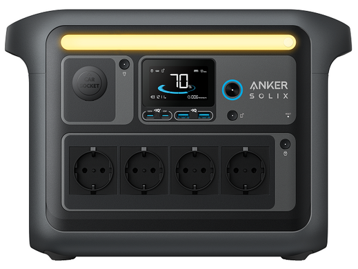 Зарядна станція ANKER SOLIX C1000X - 1056Wh/AC 1800W/100W 2xPD/2xUSB/1xCar/MPPT