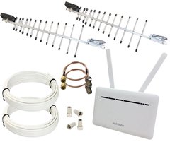 Інтернет комплект для села та передмістя 4G роутер Anteniti B535 та 4G LPDA MIMO антена