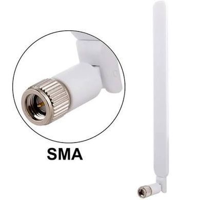 Антена Mobile Guard 5 dBi SMA Male для 3G/4G роутерів і модемів (698&ndash;2700 МГц) біла