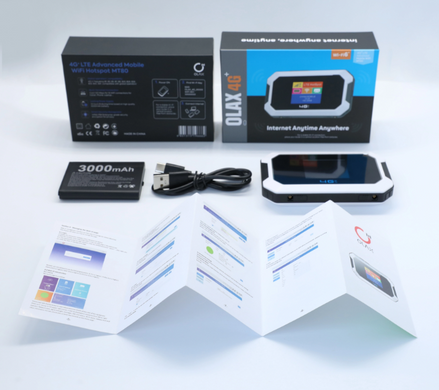 Далекобійний 4G комплект Olax MT80 + 2&times;21 dBi Mobile Guard (1800 МГц)