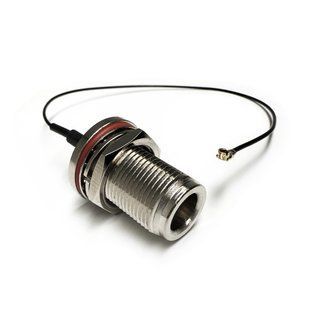 Antenna Cable N-Female &ndash; IPEX/U.FL Female, RF1.13 (20 cm, 50 Ohm)