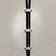 Double Clip for Two RG58 Cables (5 mm), Set of 10