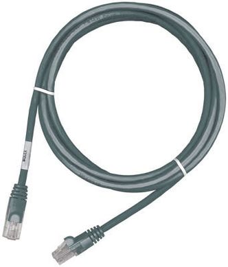 Патч-корд MOLEX RJ45, 568A/B, UTP, PowerCat 5e, LSZH 2м Сірий