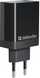 Мережевий зарядний пристрій DEFENDER UPA-101 чорний, 1 USB, QC 3.0, 18W