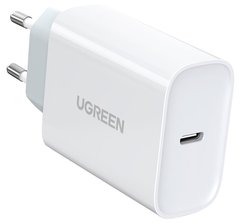 Мережевий зарядний пристрій UGREEN CD127 Type-C PD 30W Charger (білий)