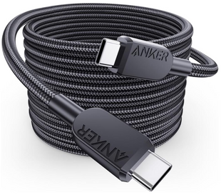 Кабель ANKER 310 USB-C to USB-C - 1.8m 240W Nylon (Черный)