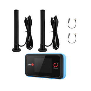 OLAX MT60 Cat.7 4G Wi-Fi Internet Kit for Car + 2 Mobile Guard Mini MIMO 2&times;2 Antennas