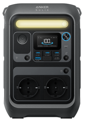 ANKER SOLIX C300X Charging Station - 288Wh/AC 300W/140W 3xPD/1xUSB/1xCar/MPPT