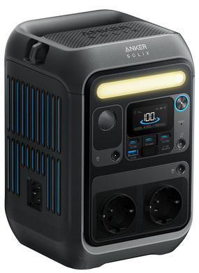 ANKER SOLIX C300X Charging Station - 288Wh/AC 300W/140W 3xPD/1xUSB/1xCar/MPPT