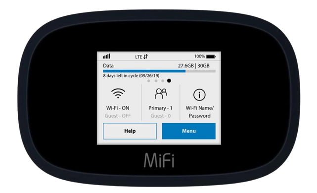 Novatel Inseego MiFi 8000L LTE CAT 18 4G Wi-Fi Kit up to 1.2 Gbps + 2 Mobile Guard Mini Antennas