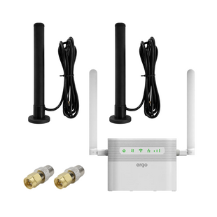 4G Wi-Fi комплект ERGO R023 с аккумулятором + 2 внешние антенны Mobile Guard Mini