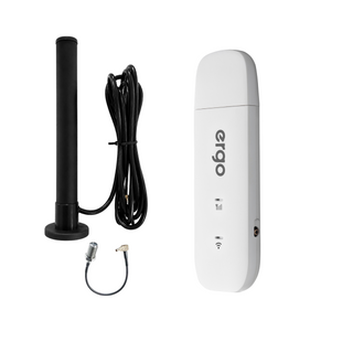 4G Wi-Fi комплект: USB-роутер ERGO W023-CRC9 + внешняя антенна Mobile Guard Mini до 9 dBi