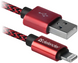 Кабель DEFENDER ACH01-03T USB(AM) - Lighting 1m (червоний)
