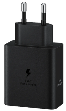 Мережевий зарядний пристрій SAMSUNG 50W Power Adapter Duo (w C to C Cable) EP-T5020XBEGEU / чорна