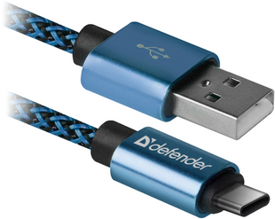 Кабель DEFENDER USB09-03T PRO USB(AM) - Type-C (синий)