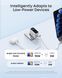 Мережева зарядка ANKER GaN Charger 100W, 2xUSB-C PD & 1xUSB-A w Display and Cable (Silver)