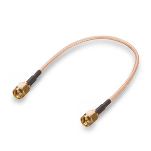 Переходник SMA male &ndash; SMA male с кабелем RG316 30 см