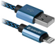 Кабель DEFENDER ACH01-03T USB(AM) - Lighting 1m (синій)