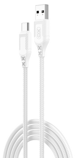 Кабель XO NB235 Zebra Series Braided USB-A to Type-C - 1m