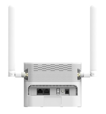 Швидкісний 4G комплект ERGO R023 плюс панельна MIMO антена 2х15 з кабелями, перехідниками та акумулятором (біла)