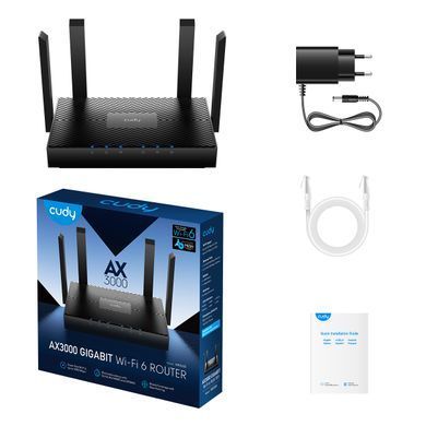 Маршрутизатор CUDY WR3000 AX3000 Gigabit Wi-Fi 6 Mesh
