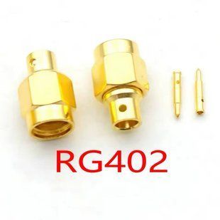 SMA-JB3 (male) connector for RG402 for soldering